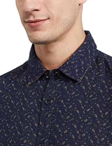 Image of Parx Men's Solid Slim Fit Shirt