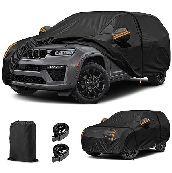 Car Cover for Jeep Grand Cherokee L 2021–2027 Waterproof Full SUV Cover by Vehiwell - Used condition - US$45.81