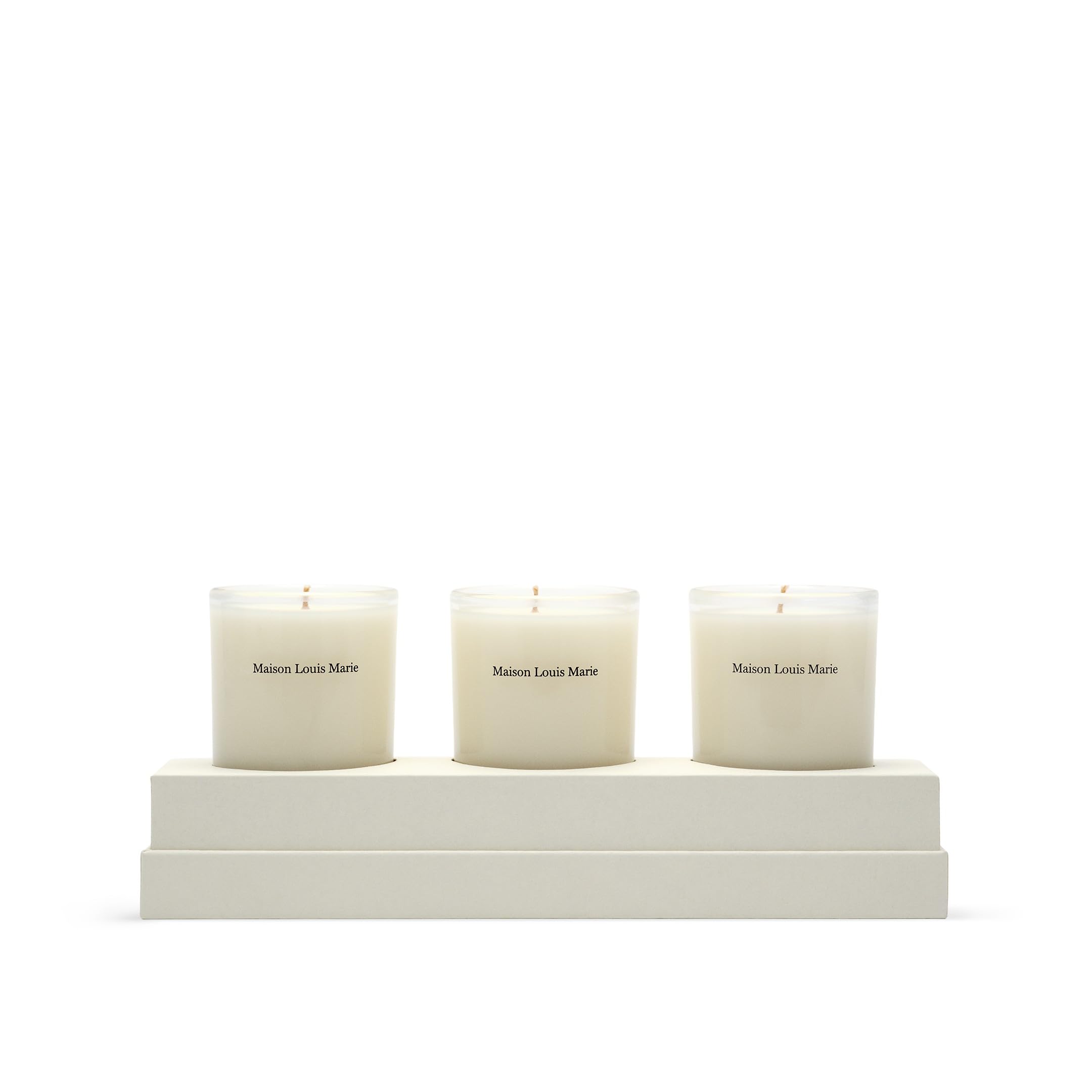 Le Bouquet Candle Trio Set Natural Soy Wax Candles | Luxury Clean Beauty + Non-Toxic Fragrance (Set of 3, 2.5 oz | 74 ml)