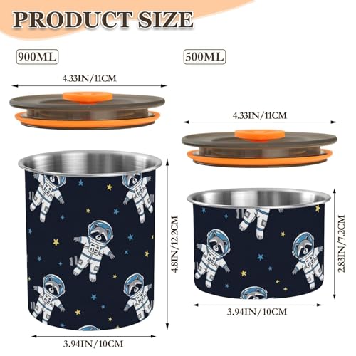 Contenedor de Café Hermético de Acero Inoxidable 900 ml miniatura 2