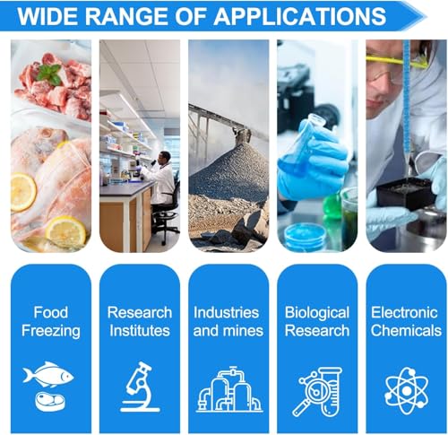 Image of -86℃ 58L Lab Freezer, Ultra Low-temp Lab Refrigerators, -40℃~-86℃ Temp Range with LED Display, Freezer for Sample, Vaccine Storage