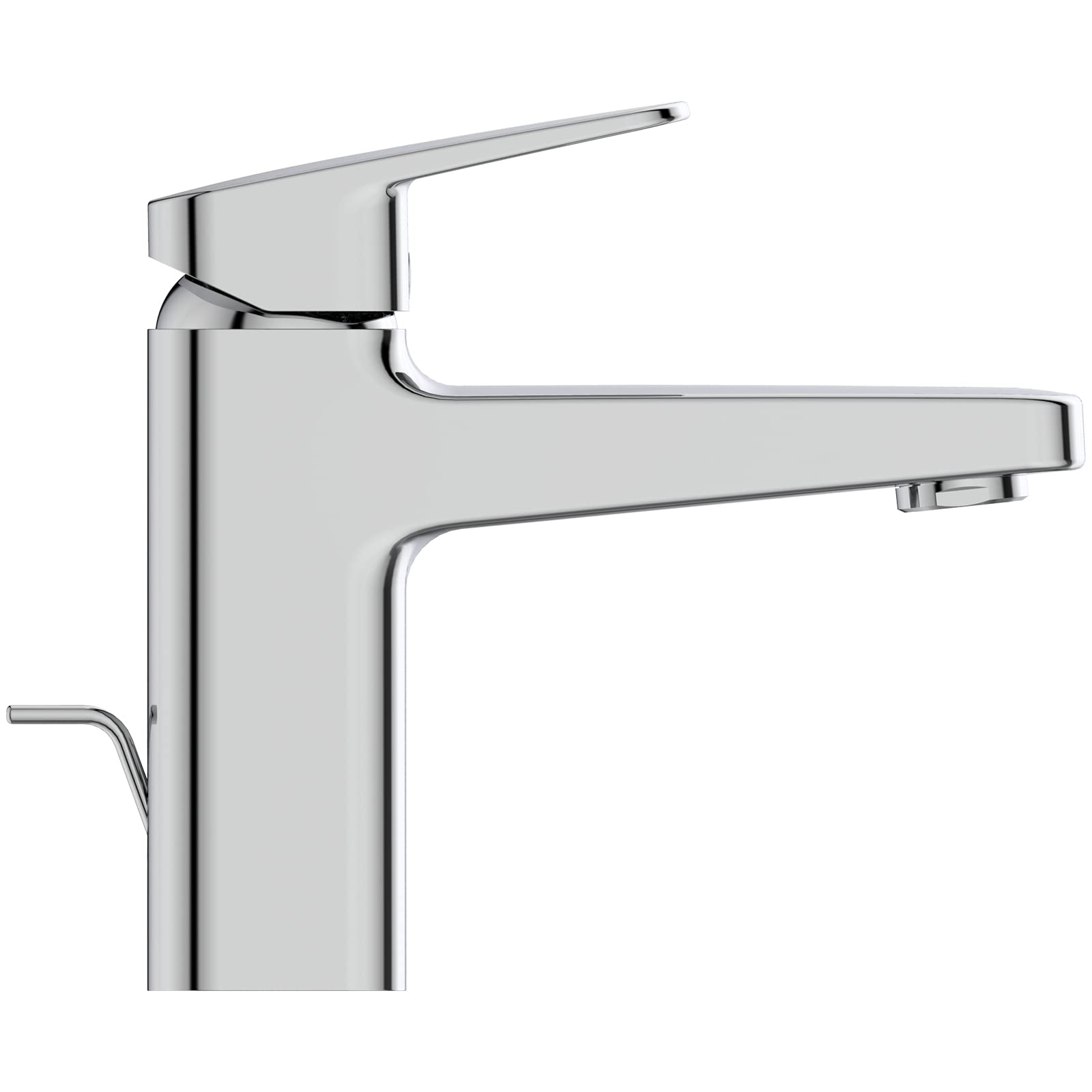 Ideal Standard BD228AA Ceraplan armatura umywalkowa z zestawem odpływowym z przyciskiem do ciągnięcia, wysokość wypływu 88 mm