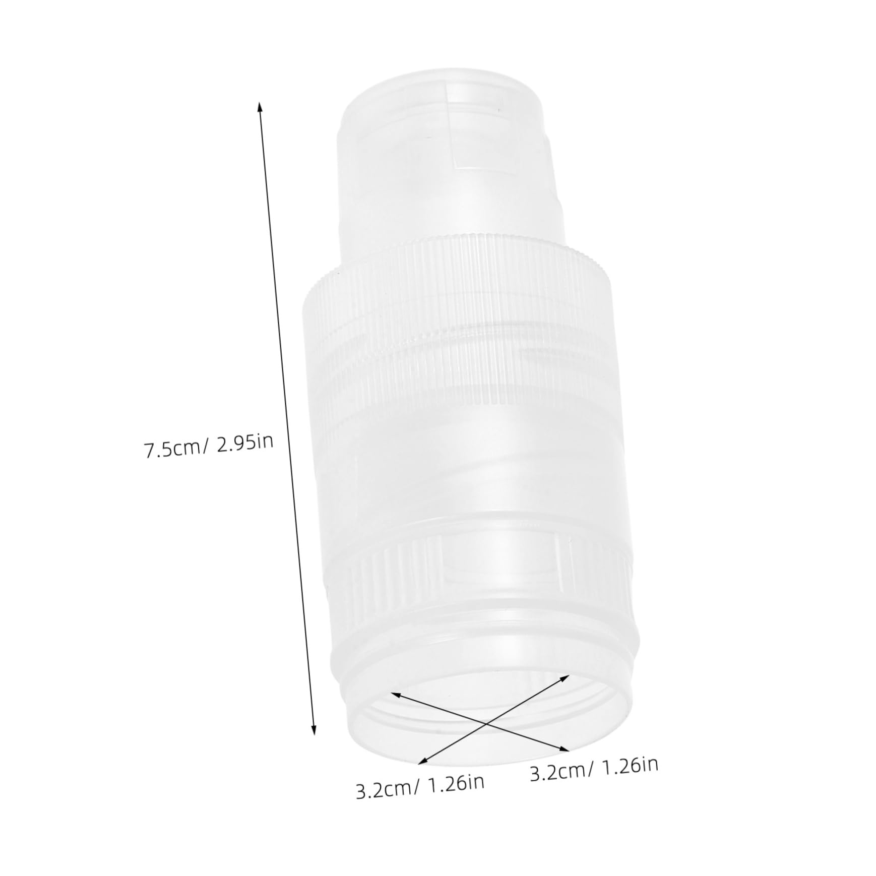 IWOWHERO 2 Sets Honey Bottle Cap Empty Squirt Bottle Ketchup Bottles Squeeze Small Bottle Lids Honey Bottle Lid Oil Spice Bottles Honey Bottles Flip Cap Replacement Pots The Pet Transparent