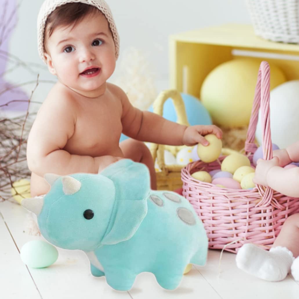 2 Piezas de Juguete de Peluche de Dinosaurio de Dibujos Animados Lindo, Almohada Suave para niños Adultos, Peluche de Dinosaurio, cumpleaños, Juego Coleccionable