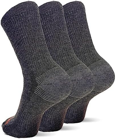 Merrell unisex-adult mens Men's and Women's Recycled Everyday Crew Socks - 3 Pair Pack - Repreve Mesh - Image 2