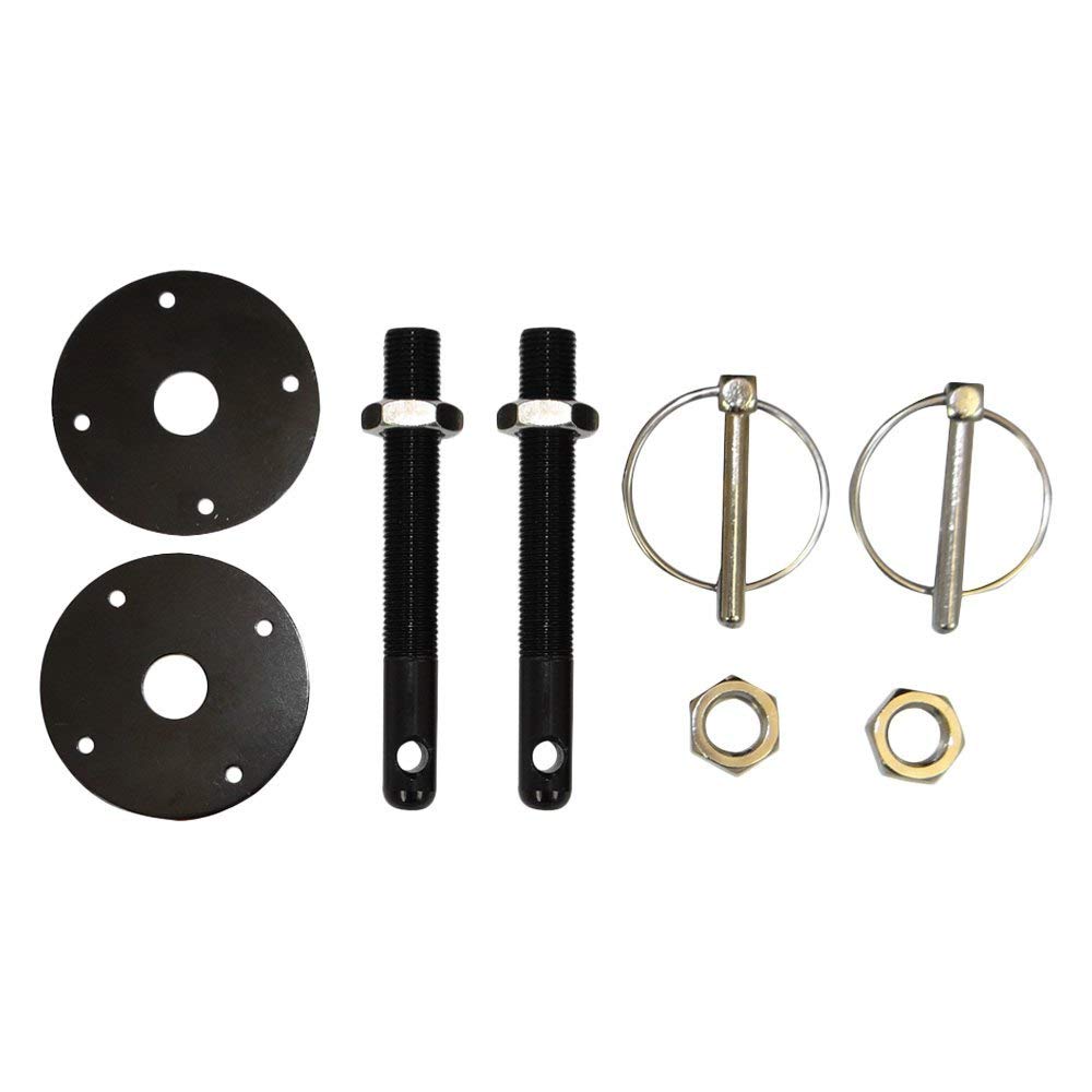 MOROSO HOOD PINS, ALUM, 1/2 IN, BLACK