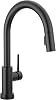 Delta Faucet Trinsic Brushed Nickel Kitchen Faucet, Kitchen Faucets with Pull Down Sprayer, Kitchen Sink Faucet, Faucet for Kitchen Sink with Magnetic Docking Spray Head, Arctic Stainless 9159-AR-DST