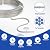 TooTaci Globe String Light Suspension Kit, Turnbuckle Wire Tensioner kit for Outdoor Light String Hanging Light Guide Wire?66ft PVC Caoted Stainless Steel Cable Wire Rope,M5 Turnbuckle kit All Need…