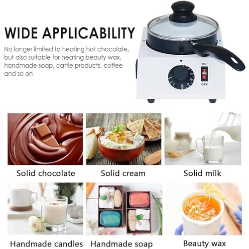 Máquina eléctrica para derretir chocolate 40W con olla antiadherente de acero inoxidable miniatura 5