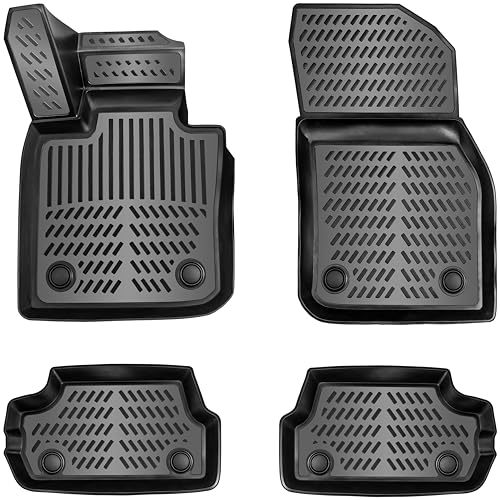 Preisvergleich Produktbild ELMASLINE 3D Gummimatten für MINI Cooper SE Elektro 2021-2025 / Fußmatten mit hohen Rand - Zubehör