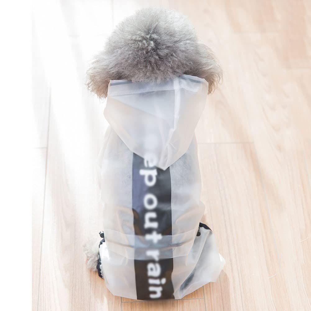 Manteaux imperméables pour Chiens Imperméable pour Chien avec Capuche et Sangle de Collier et Capuche, imperméable ultraléger Respirant 100% imperméable.(Color:1,Size:3XL)