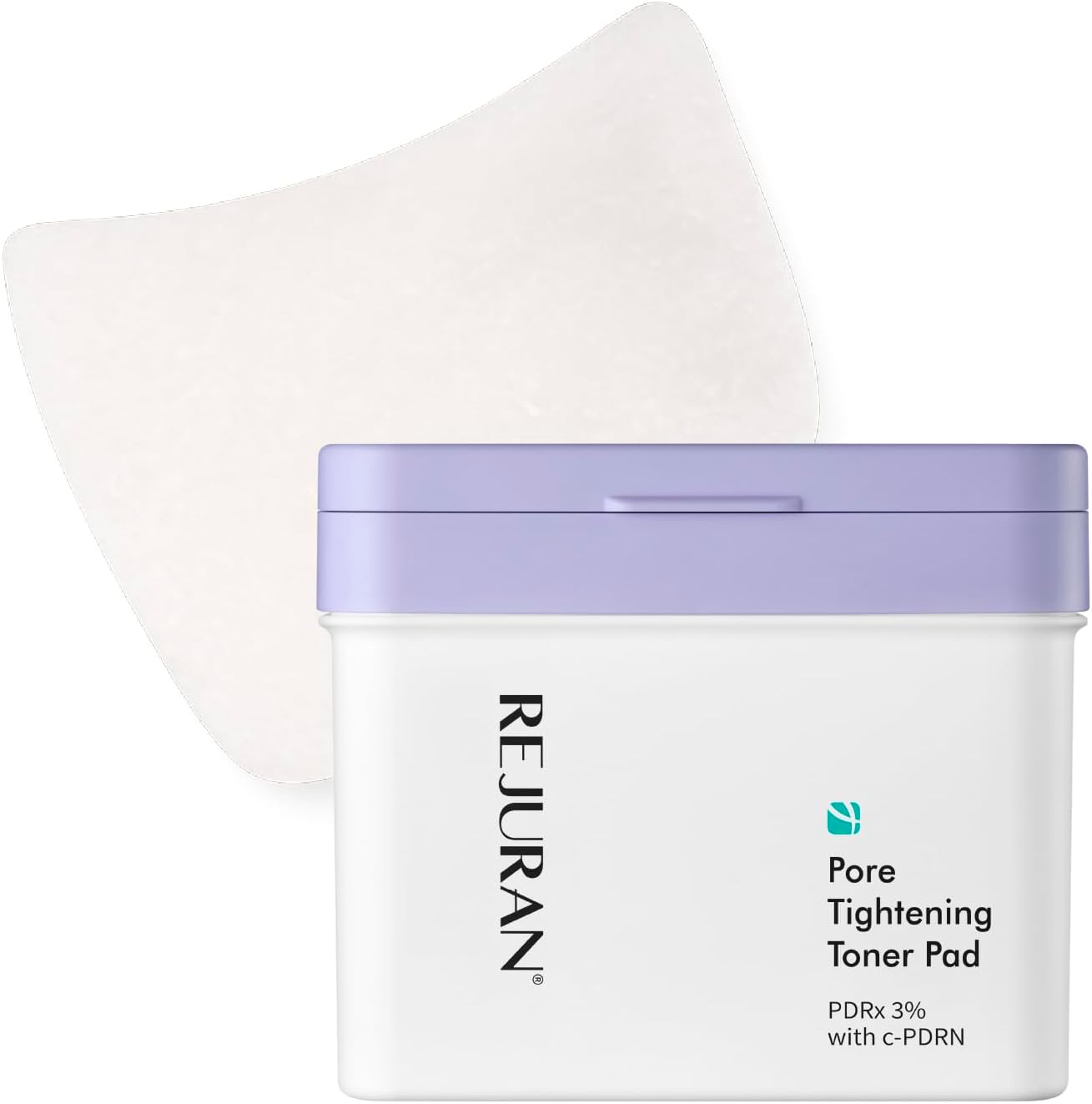 REJURAN® Pore Tightening Toner Pad, PDRx® 3% with DOT™ c-PDRN – Exfoliating Pads with AHA BHA PHA for Daily Pore Cleansing, Oil-Moisture Balance & Cooling Care, Smoother-Looking Skin, Korean Skincare
