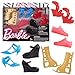 Barbie Mattel Accessories Curvy & Tall Doll Shoe Pack (Fcr93)