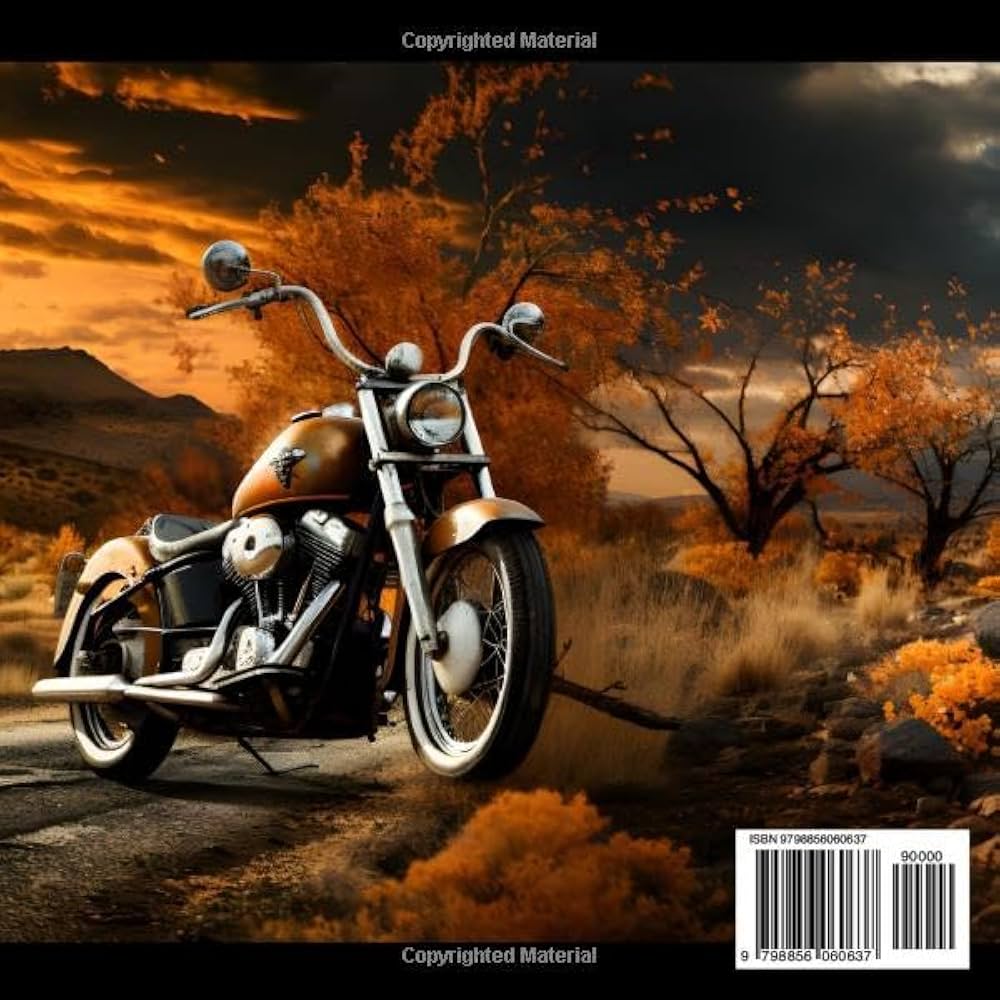 The Motorcycle Picture Book: Amazing illustrations of all