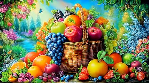 Puzzle de fruta imposible de 1000 piezas, el desafío creativo para relajar tu mente