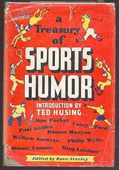 Hardcover A treasury of sports humor, Book