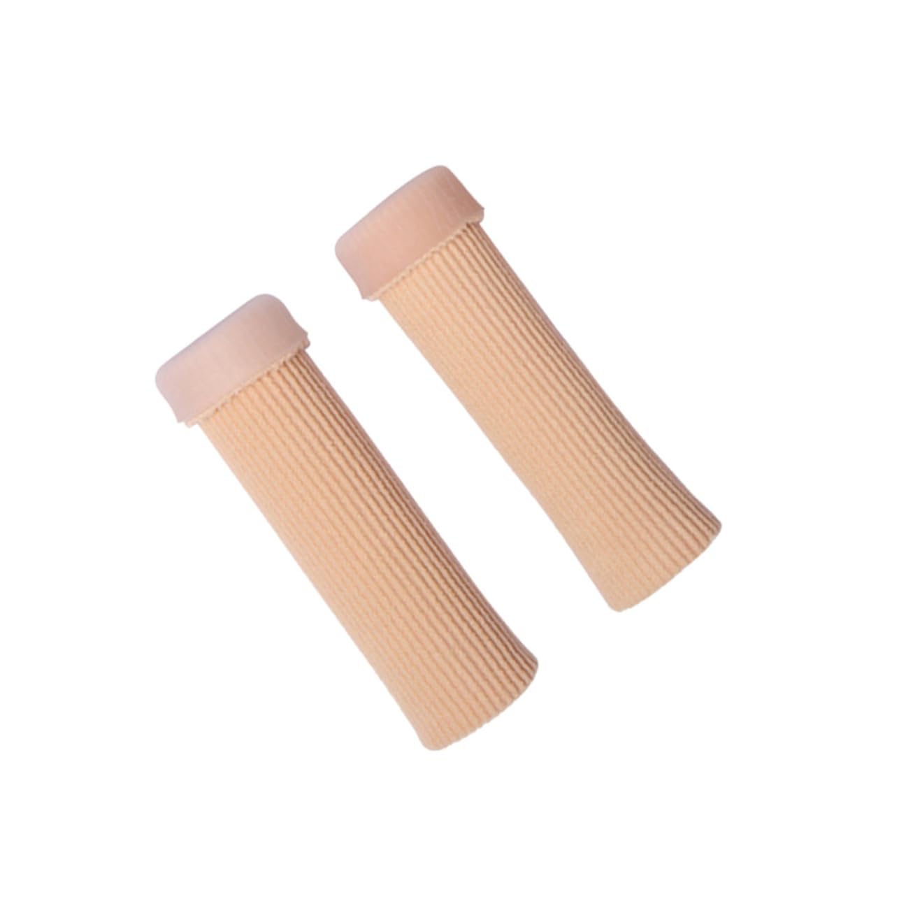Healeved Moisturizing Toe Finger Sleeves Corns Reduction Elasticized Tube Cut to Size 2 Pieces Set
