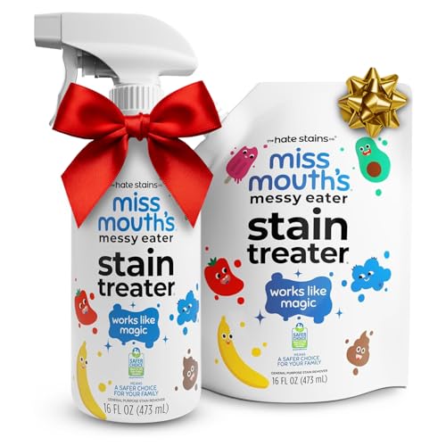 Image of Miss Mouth's Messy Eater Stain Treater - 16oz Spray and 16oz Refill Pouch