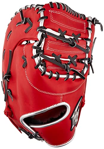 HI-Gold BSG-265F Softball Soft Catcher Mitt Basic Customer Right Throw LH Red Orange x Black