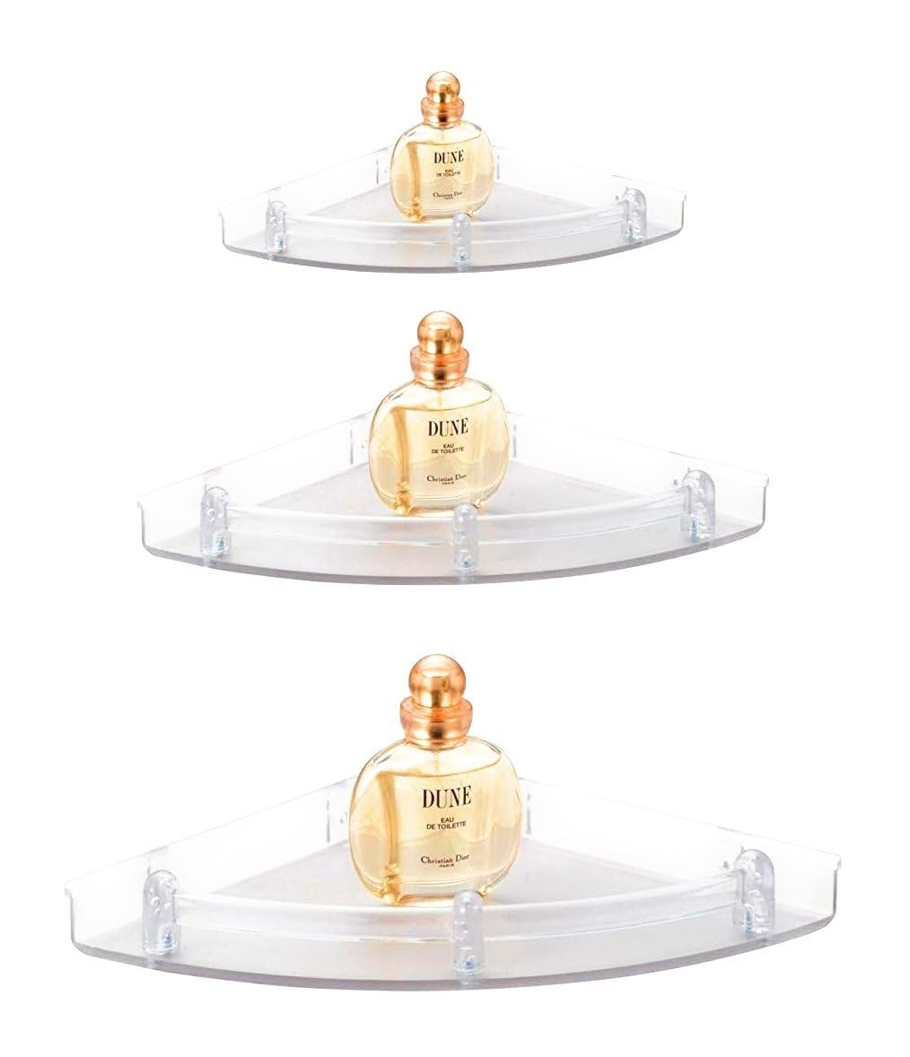 See full amazon price history chart for SBD Acrylic Multi Purpose Bathroom Corner Set of 3 (Crystal Clear) | Plastic Corner Set SBD Acrylic Multi Purpose Bathroom Corner Set of 3 (Crystal Clear) | Plastic Corner Set (B01LZ5I29F) Amazon Price History, Amazon Price Tracker