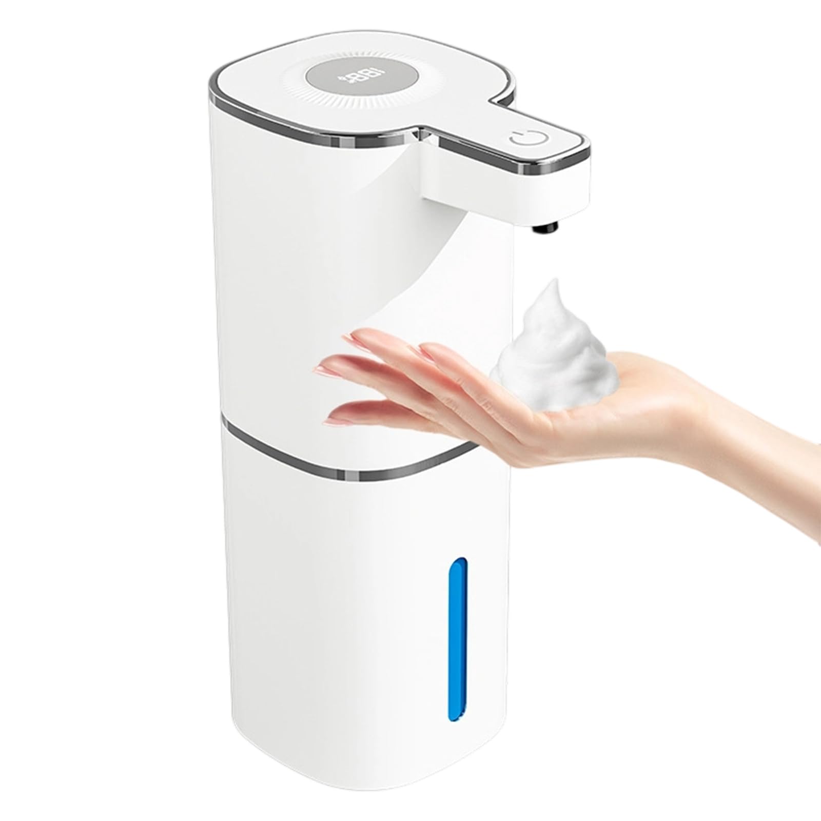 420ml Automatic Foaming Soap Dispenser Touchless Hand Soap Foam Dispensers Induction Hand Washer for Hotel Bathroom Automatic Induction Foam Washer Modern Bathroom Accessory