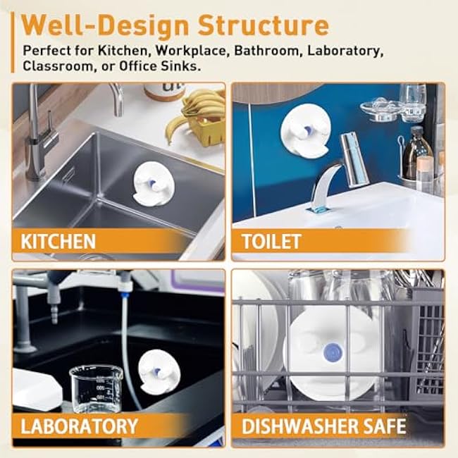 Sponge Holder for Kitchen Sink,2Pcs LveSunny Sink Caddy for Scrub Sponges,Self-Draining Sponge Holder,Sponge Holder for Kitchen Sink Suction,Bathroom kitchen sink organizer for Holding Smiley Sponges