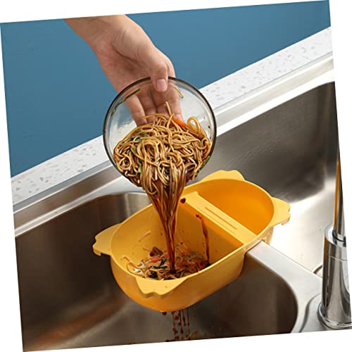 Colador para fregadero cocina amarillo plástico miniatura 7