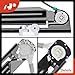 A-Premium Power Window Regulator without Motor Replacement for BMW E39 525i 528i 530i 540i M5 2000-2003 (Bulit after 03/1999) Rear Passenger Side