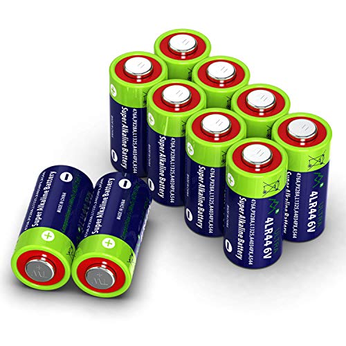 10 pièces 4LR44 6V Piles alcalines sans Mercure PX28, 4G13, 476A, L1325, A544, A4034PX pour la...