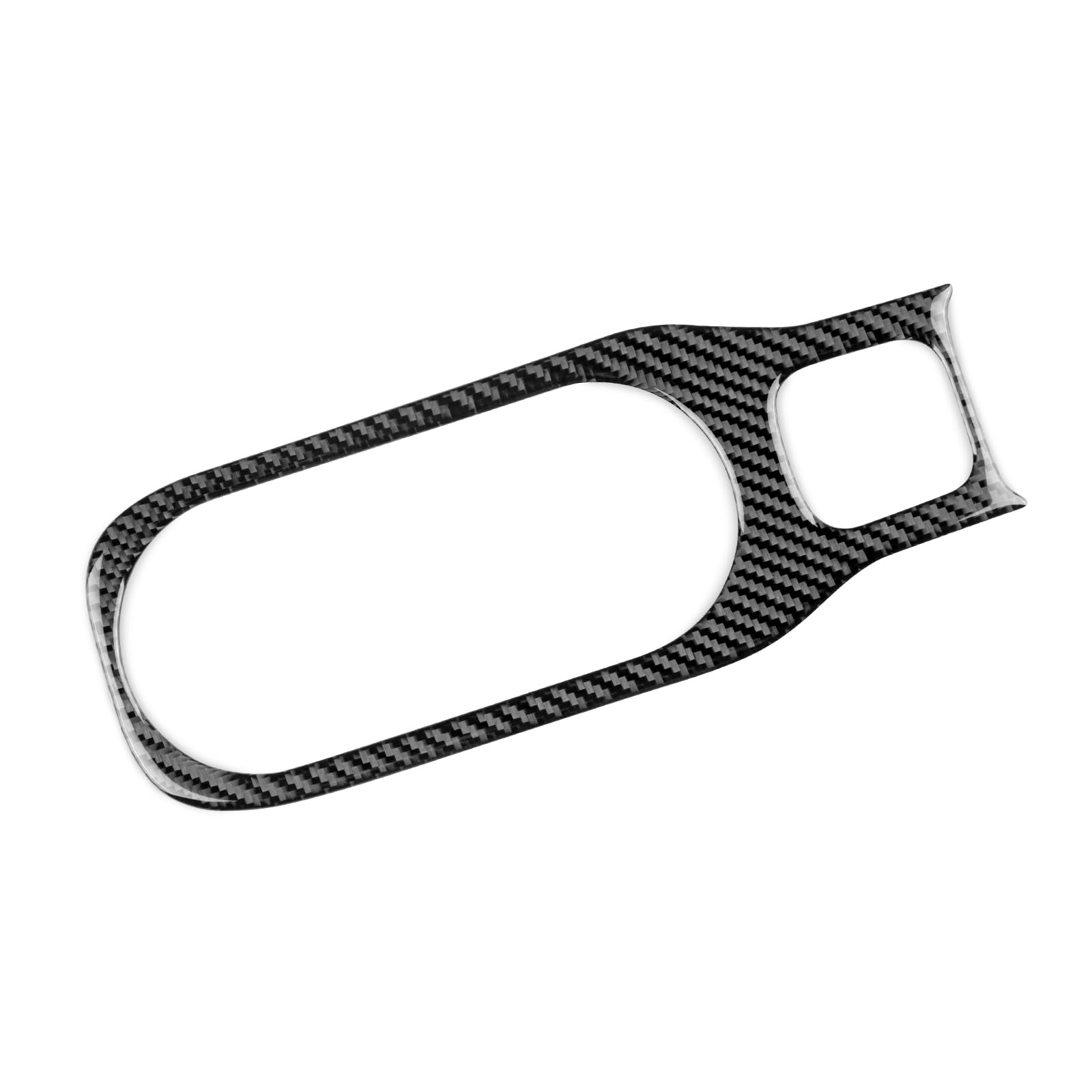 KUNGKIC Fibra de carbono Coche Taza Agua Marco Portavasos Panel Adhesivo Interior Decorativo Compatible con Toyota Corolla 2019 2020 2021 2022 Accesorios Negro