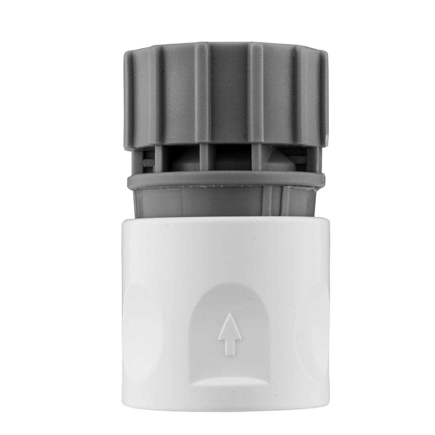 Garden Hose All Connectors Fittings Universal Standard Hozelock Valves Male Female Compatible White (3/4 BSPF to Quick)