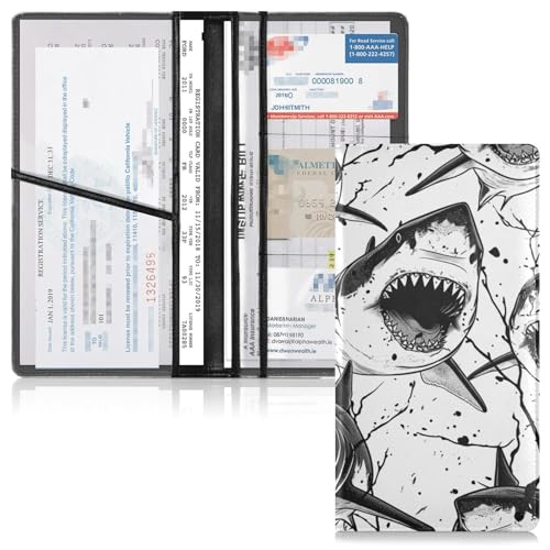 Organizador de documentos de cuero miniatura 2