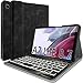 Produktbild Wineecy Beleuchtete Tastatur Hülle für Samsung Galaxy Tab A7 Lite 8.7 Zoll 2021(SM-T220/T225), Magnetisch Abnehmbare kabellose QWERTZ Tastatur mit PU Leder Schützhülle für Samsung Tab A7 Lite