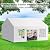 Acekool 20'x20' Outdoor Heavy Duty Party Tent Wedding Event Shelter Carport Large Commercial Canopy with Removable Sidewalls & 3 Storage Bags for Patio Outdoor Garden Events, White
