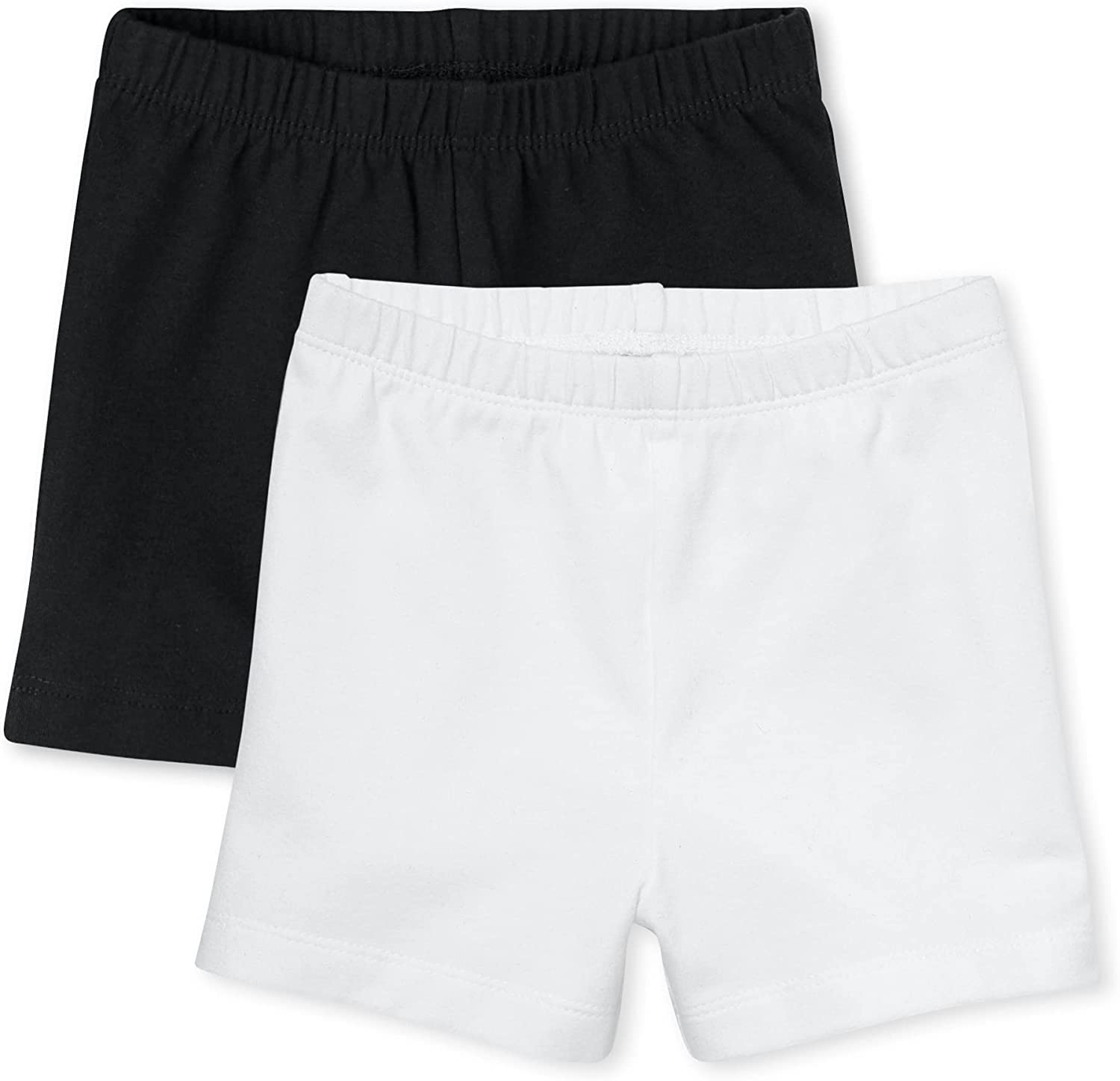 Toddler Newborn Pack of 2 Plain Soft Cotton Shorts | Comfortable & Breathable Baby Shorts for Summer-image-37