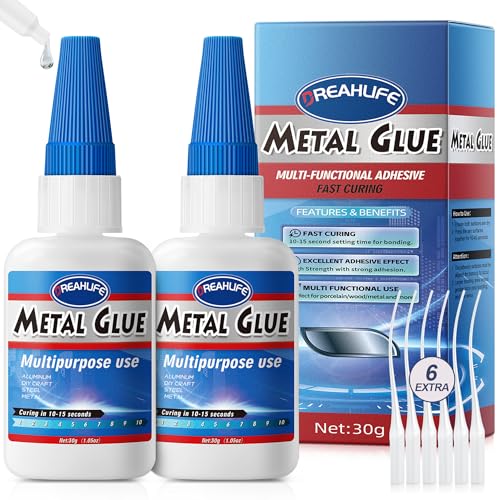 Pegamento Fuerte para Metal 30gx2, Pegamento Metal para...