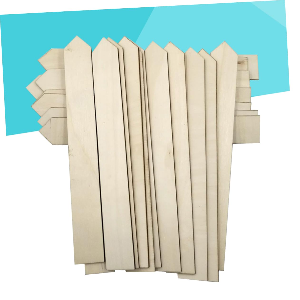 Étiquettes Marqueurs Solide de Jardin 100 24x3cm Rustiques en Bois Longues Bandes Décoratives pour Plantes pour Maison et Jardin pour Pots et Culture Extérieure