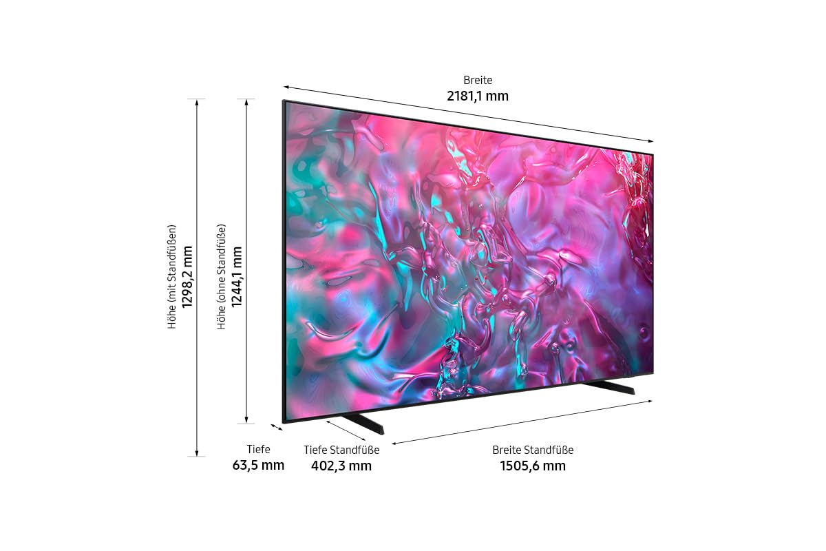 Samsung Crystal UHD 4K DU9079 Fernseher 98 Zoll (249 cm), AI mit Gaming-Hub, Fussball-optimiertes Heimkino, Smart TV mit Alexa, Knox Security, 3D Surround Sound & Q-Symphony, KI TV