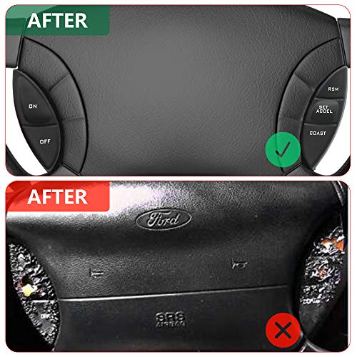 hikotor Steering Wheel Mounted Cruise Control Switch Button Kit with Cable Replacement for Ford Explorer Sport Trac Ranger F150 Mercury Mountaineer Mazda B3000 Fits to F87Z9C888BB SW-5928 F87A9D809BA