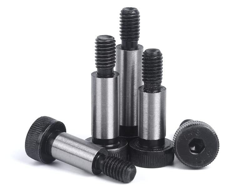 Clamping Knob Bolt Screws,2pcs M16 Dia 20mm Hexagon Plug Screw Shaft Grade 12.9 Steel Hex Hexagon Socket Cap Head Shoulder Roller Bearing Screw Bolt(20*M16*120mm)