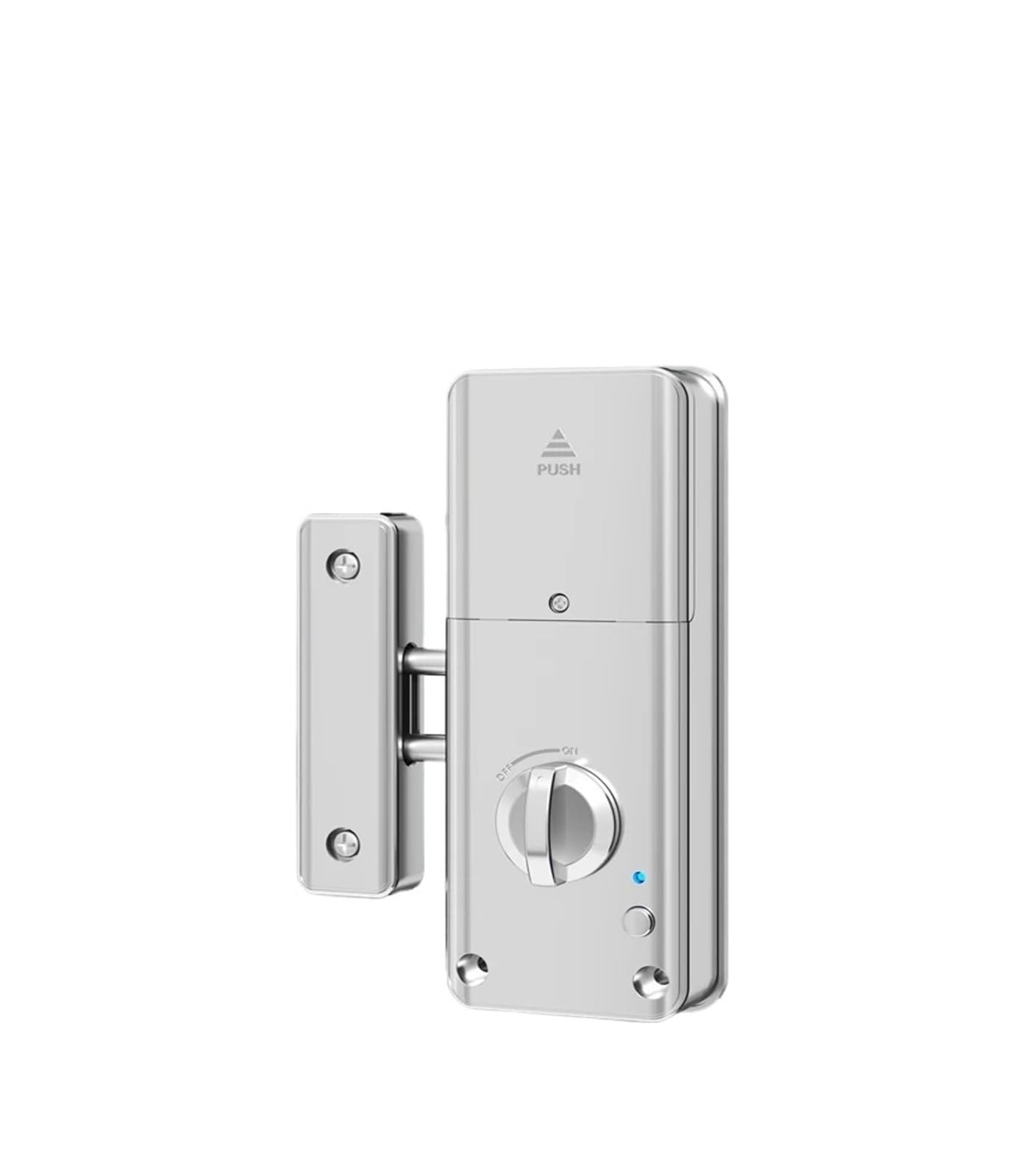 Smart Tuya App - Cerradura de tarjeta IC para puerta de madera, cerradura de puerta electrónica, sin taladro, instalación oculta en interiores, 13,56 MHz