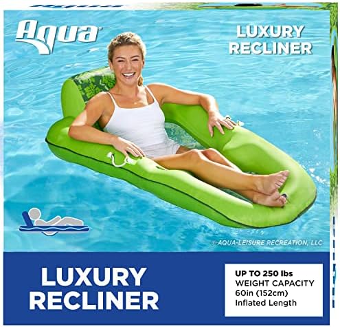 Aqua Comfort Pool Heat Pump – Which 5 Will Transform Your Swimming Experience? 7 Aqua LEISURE Luxury Water Lounge, X-Large, Inflatable Pool Float with Headrest, Backrest and Footrest, Lime Floral Trip Print, (L x W): 63 x 36