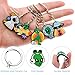 Pabucle Cute Keychains Bulk,30 PCS Different Alien Key Chain Accessories for Keys Backpack Bag Charm Space Out Gifts for Party Favors