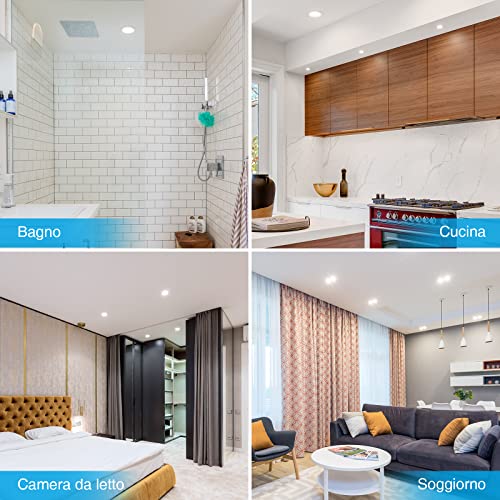 Tekstap Faretti LED da incasso Dimmerabili, Luce