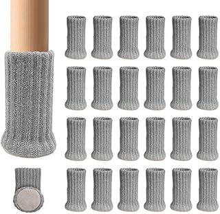 Ezprotekt 24PCS Chair Leg Socks High Elastic Furniture Socks Pads Non-Slip Chair Leg