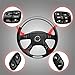 JOYTUTUS Steering Wheel Radio Control Switch Buttons fits Silverado Sierra 2003-2007, Trailblazer & Envoy 2004-2009, Tahoe & Yukon 2003-2006, Replaces OE# 21997738, 21997739, 1999442, 1999443