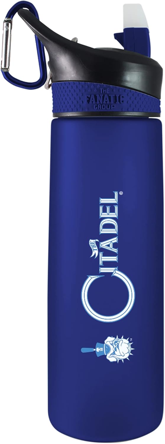 The Fanatic Group Citadel Tritan Plastic Frosted Sport Water Bottle, Design-1 - Blue