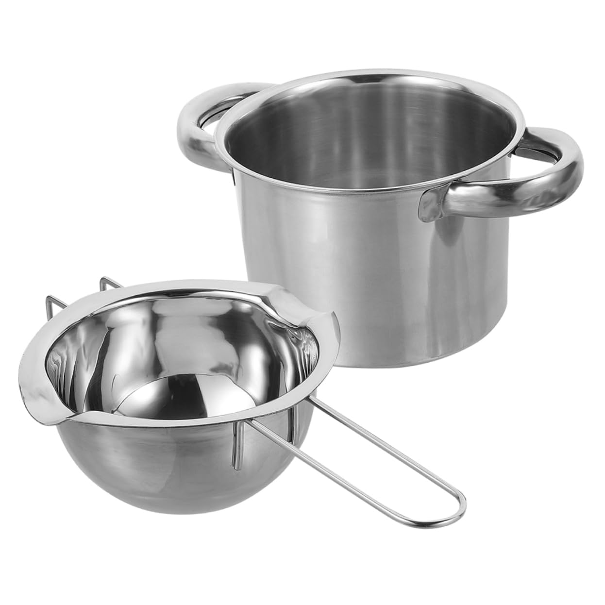 Cabilock Stainless Steel Chocolate Melting Pot Set Double Boiler for Melting Wafers Safe Easy to Clean