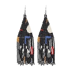 Black Tassel Earrings