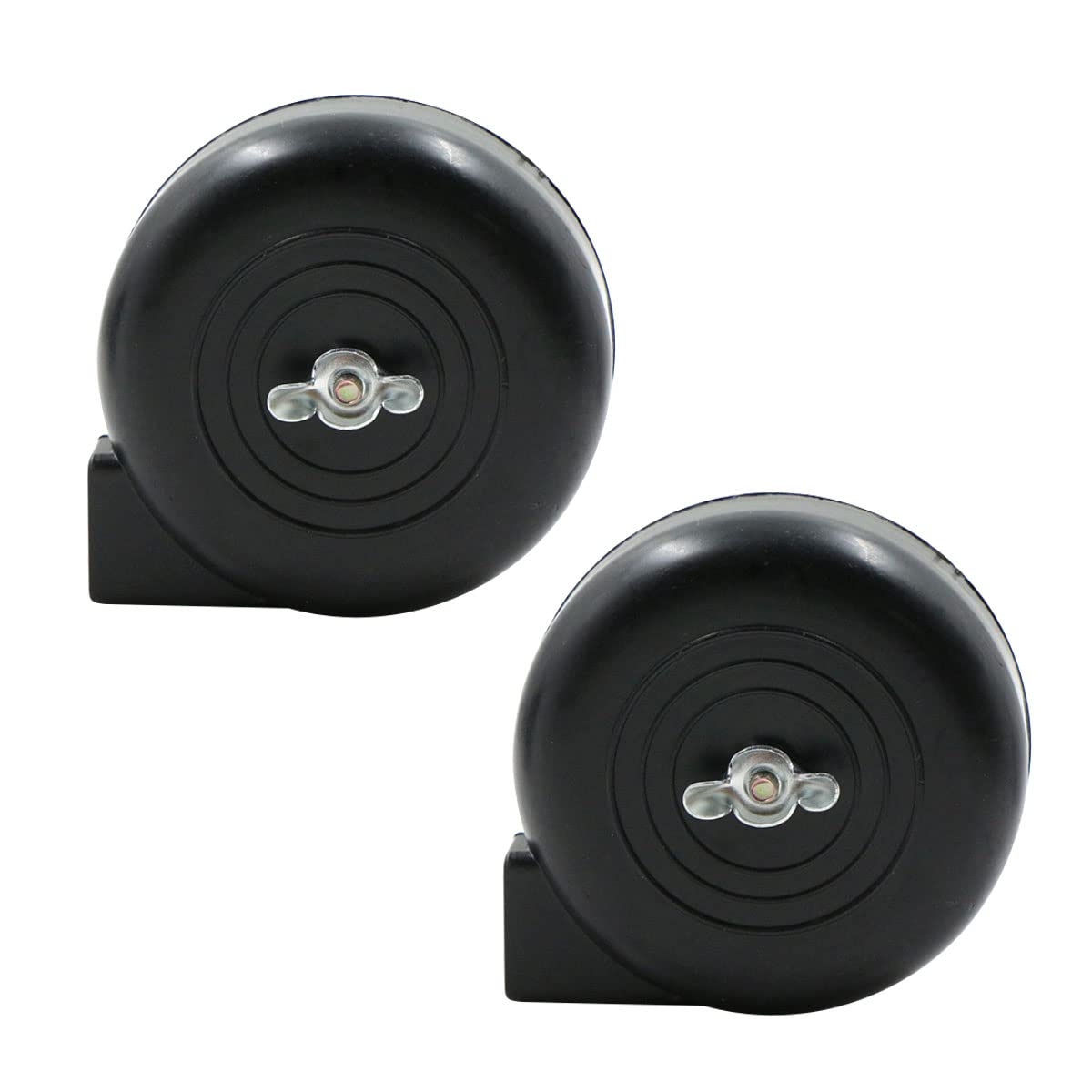 Filtro Di Aspirazione Compressore d'Aria - 2 Pz Silenziatore per Filtro Aria Nero in Metallo, Silenziatore Compressore Aria a Filetto 3/8"16MM, per le Caldaie del Compressore d'aria